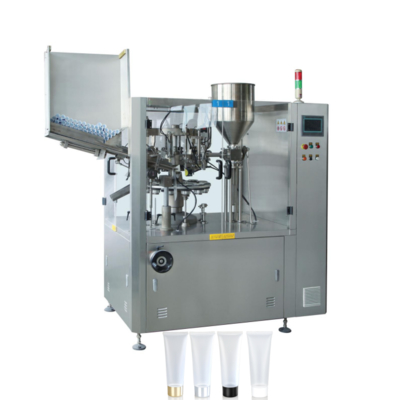 Automatische plastic buisvul- en afdichtmachine voor cosmetica/handcrème/sanitizer gel tandpasta/zalf gelamineerde buisverpakkingsmachine