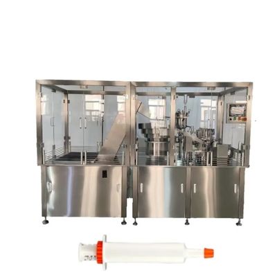 Automatische cockroach gel lokaas spuit vul- en dopmachine
