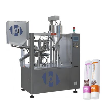 Automatische zalfgel tandpasta gezichtsreiniger cosmetische plastic buis vul- en afdichtmachine